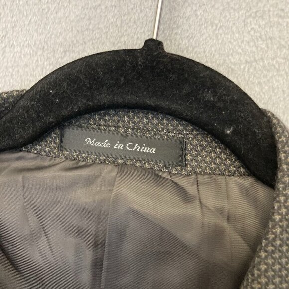 Calvin Klein Suit Jacket Mens Size 42 L Brown Stretch Tweed Blazer 42L EUC - Picture 8 of 16